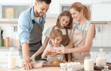 family baking