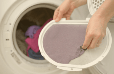 The danger of not cleaning a dryer's lint trap is real, and it can